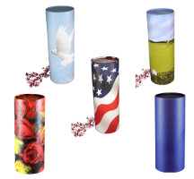 cremation scattering urns and tubes